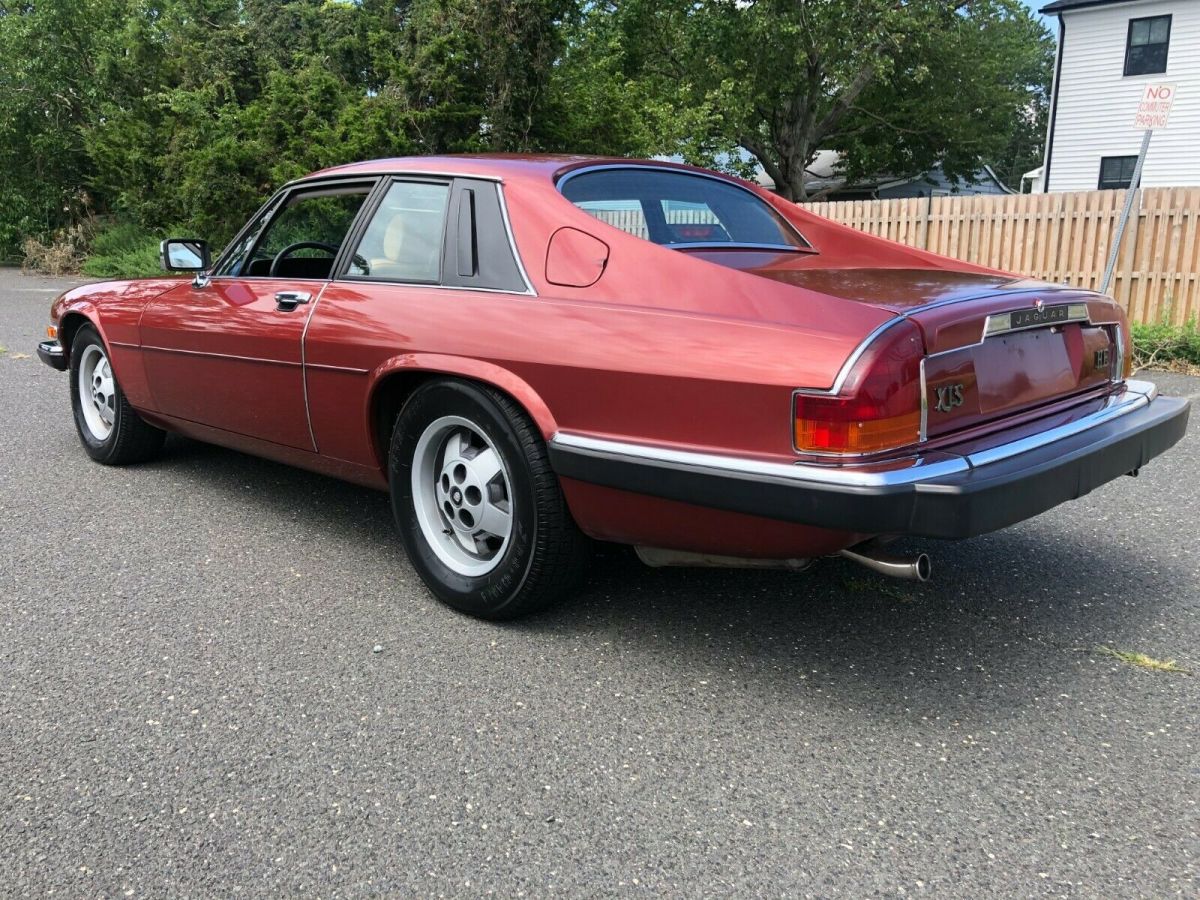 1984 Burgundy Jaguar XJ Coupe