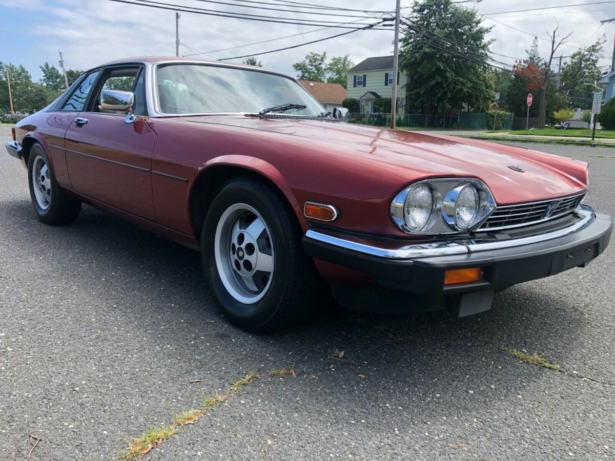 1984 Burgundy Jaguar XJ Coupe