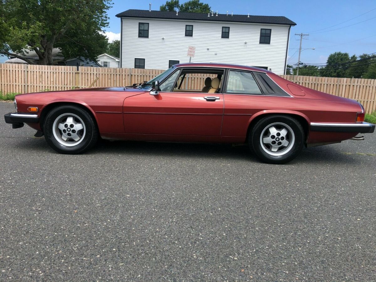 1984 Burgundy Jaguar XJ Coupe