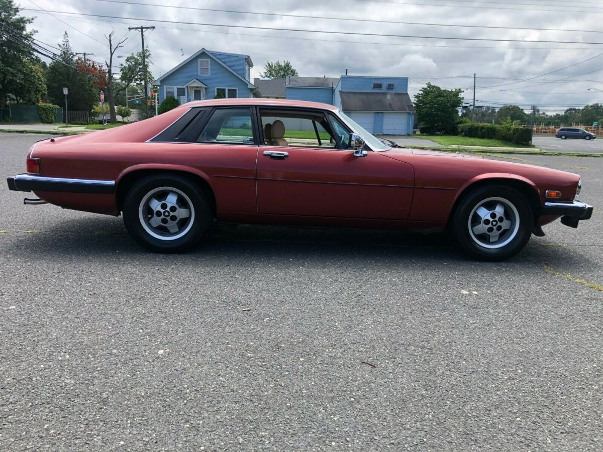 1984 Burgundy Jaguar XJ Coupe