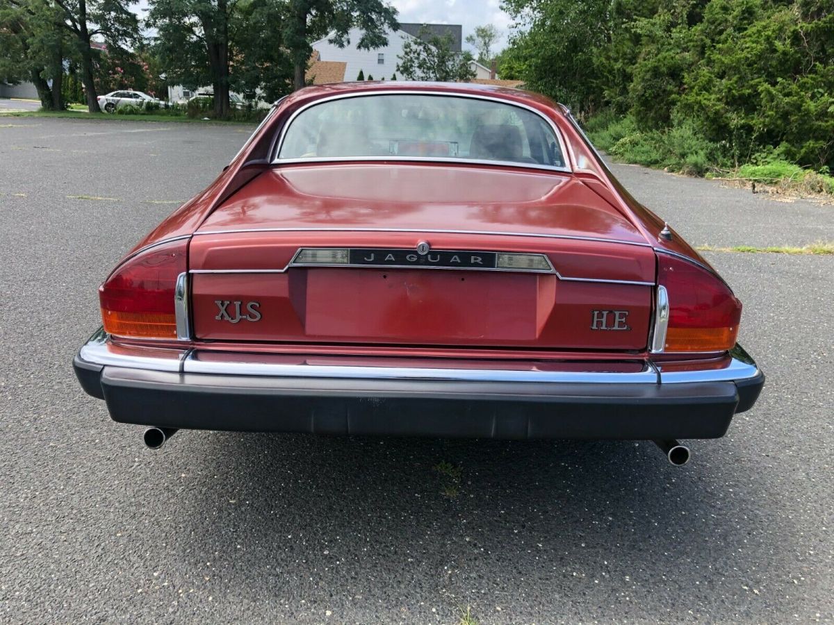 1984 Burgundy Jaguar XJ Coupe