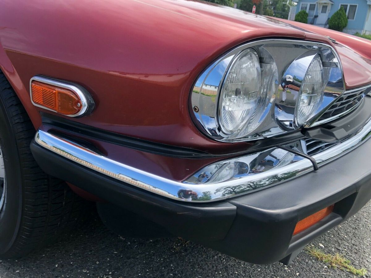 1984 Burgundy Jaguar XJ Coupe