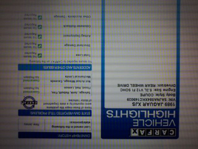 1989 RED Jaguar XJS Coupe