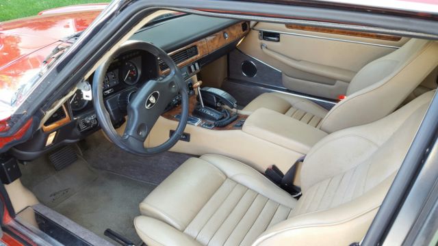 1989 RED Jaguar XJS Coupe