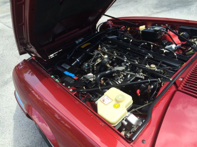1994 Burgundy Jaguar XJS Convertible