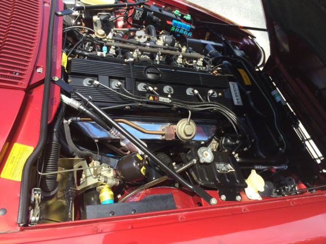 1994 Burgundy Jaguar XJS Convertible