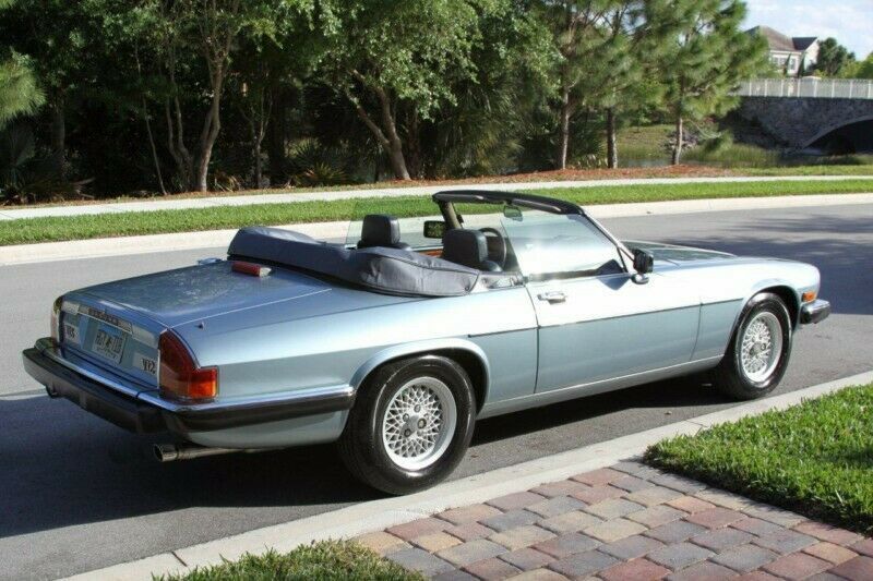 1990 Blue Jaguar XJS Convertible