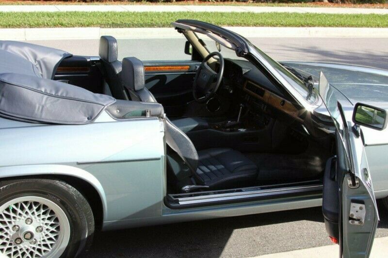 1990 Blue Jaguar XJS Convertible