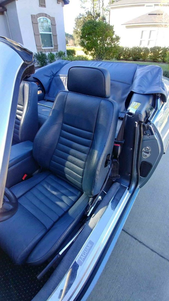 1990 Blue Jaguar XJS Convertible