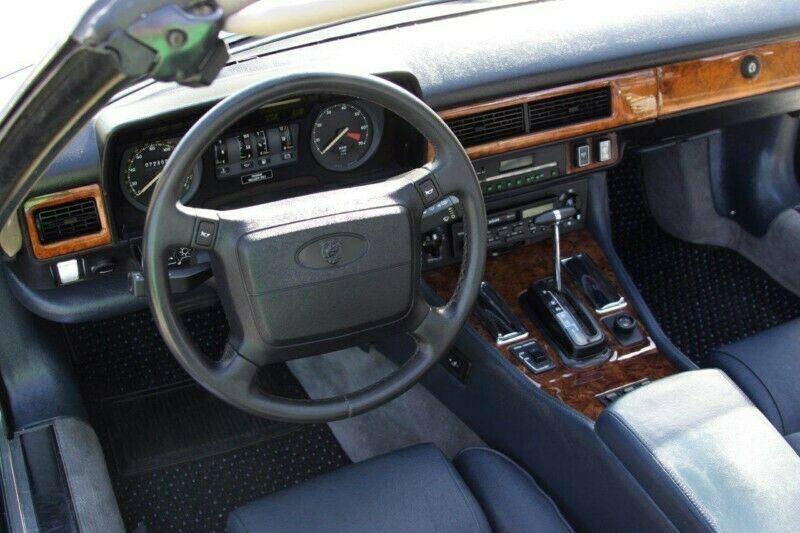 1990 Blue Jaguar XJS Convertible