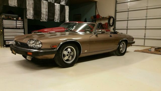 1988 Gold Jaguar XJS Convertible
