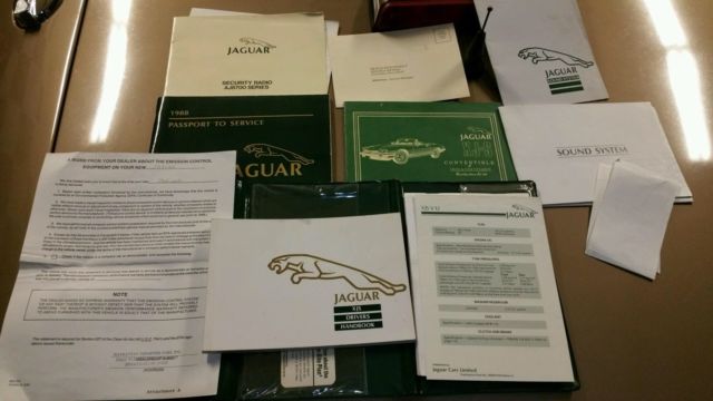 1988 Gold Jaguar XJS Convertible