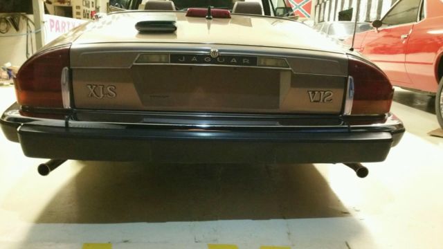 1988 Gold Jaguar XJS Convertible