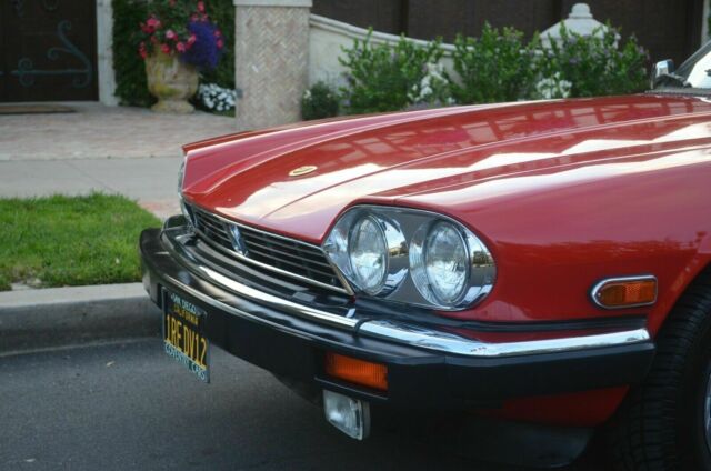 1990 Red Jaguar XJS Convertible
