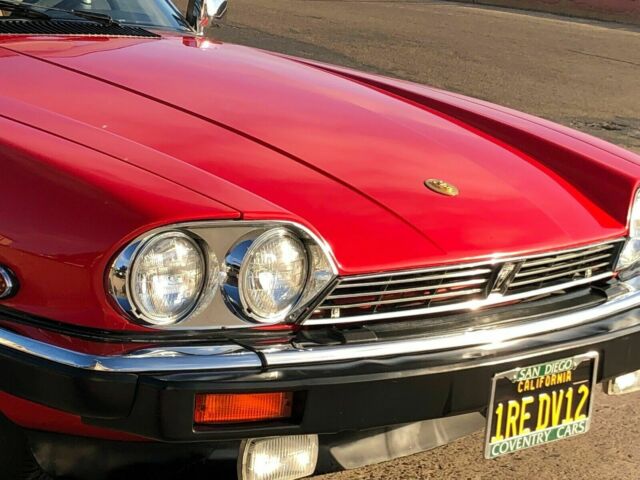 1990 Red Jaguar XJS Convertible