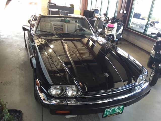 1990 Black Jaguar XJS Convertible