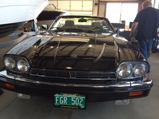 1990 Black Jaguar XJS Convertible