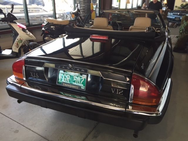 1990 Black Jaguar XJS Convertible