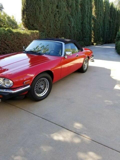 1991 Red Jaguar XJS Convertible