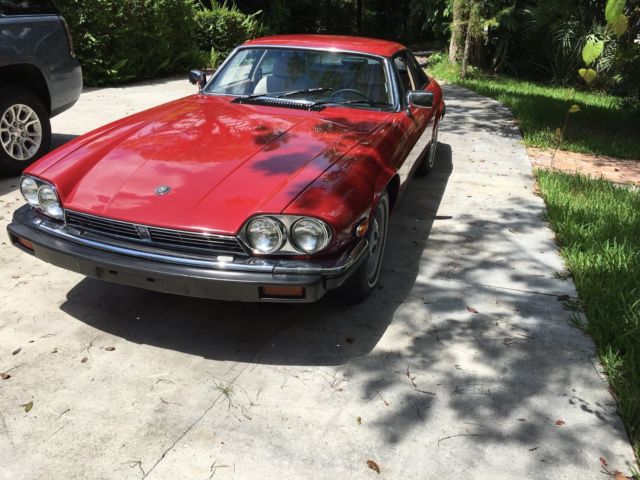 1988 Red Jaguar XJS Coupe