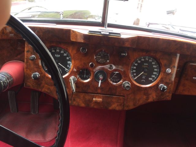 1954 Black Jaguar XK Convertible