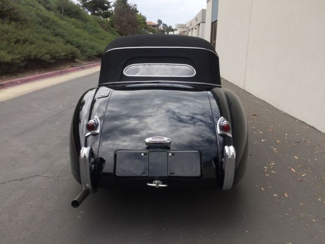 1954 Black Jaguar XK Convertible