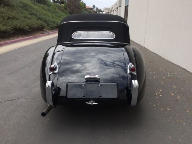 1954 Black Jaguar XK Convertible