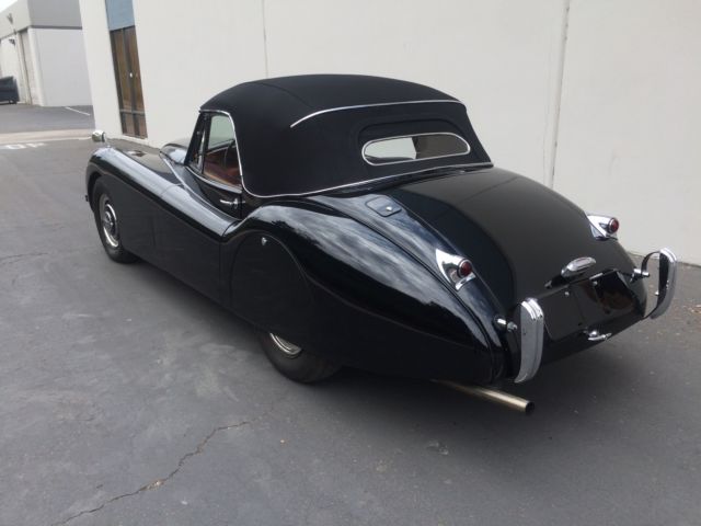 1954 Black Jaguar XK Convertible