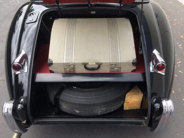 1954 Black Jaguar XK Convertible