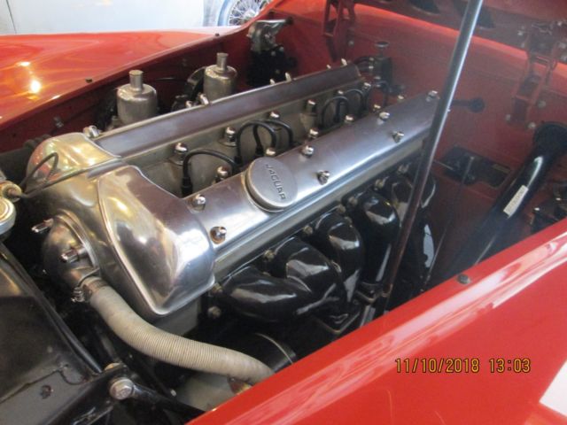 1951 Red Jaguar XK Open Two Seater