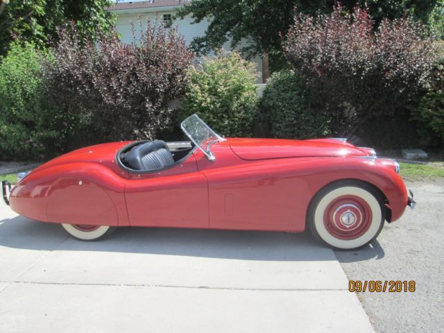 1951 Red Jaguar XK Open Two Seater