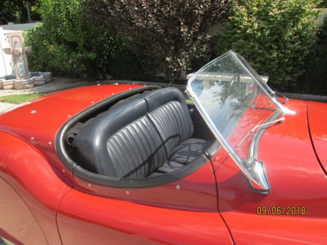 1951 Red Jaguar XK Open Two Seater