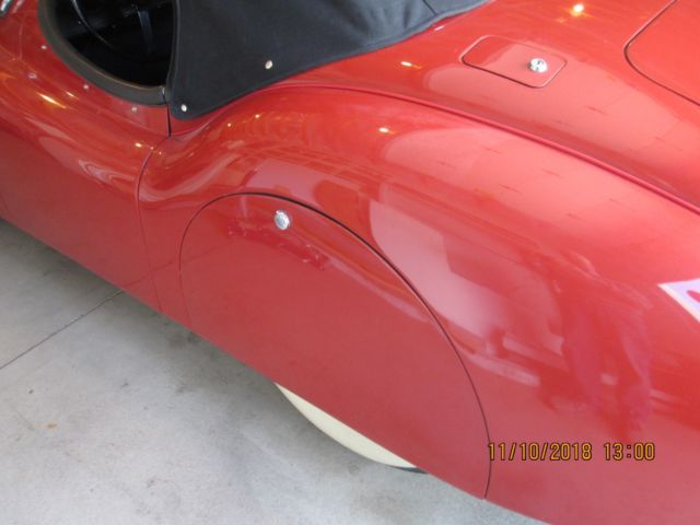 1951 Red Jaguar XK Open Two Seater