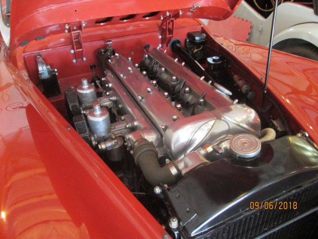 1951 Red Jaguar XK Open Two Seater