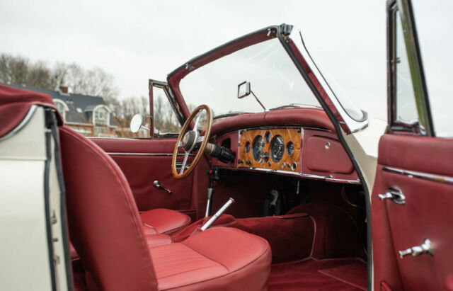 1961 White Jaguar XK Convertible