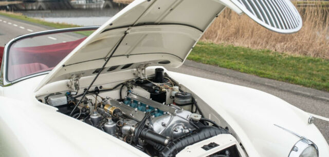1961 White Jaguar XK Convertible