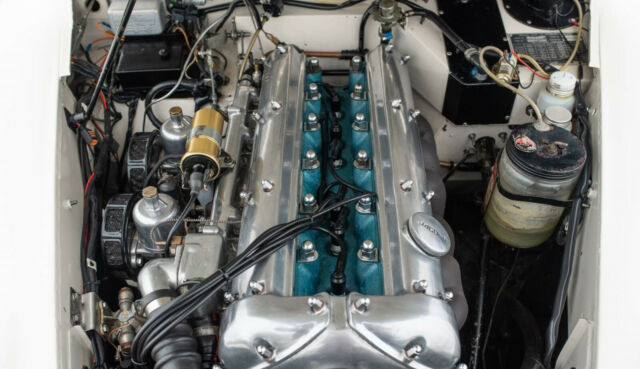 1961 White Jaguar XK Convertible