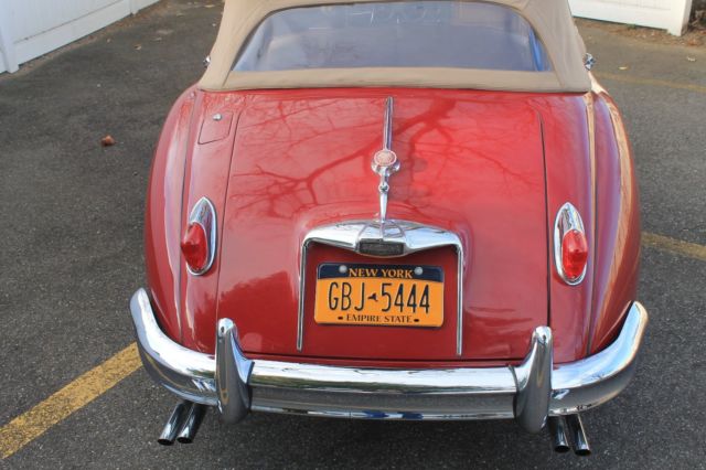 1959 Red Jaguar XK Drophead Coupe