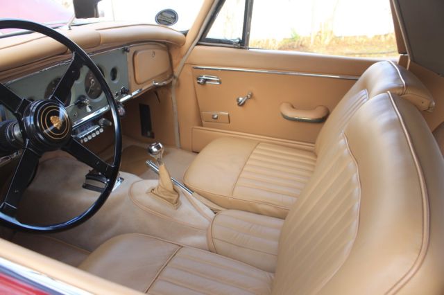 1959 Red Jaguar XK Drophead Coupe