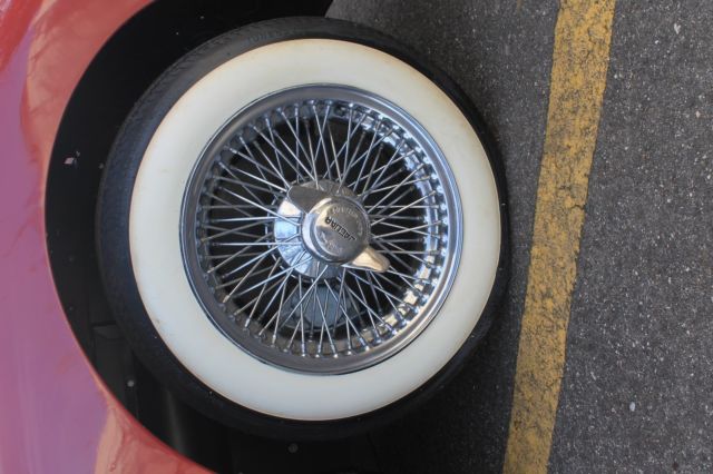 1959 Red Jaguar XK Drophead Coupe