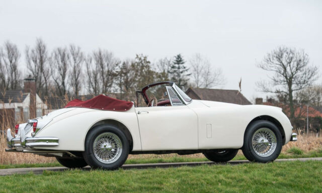 1961 White Jaguar XK Convertible