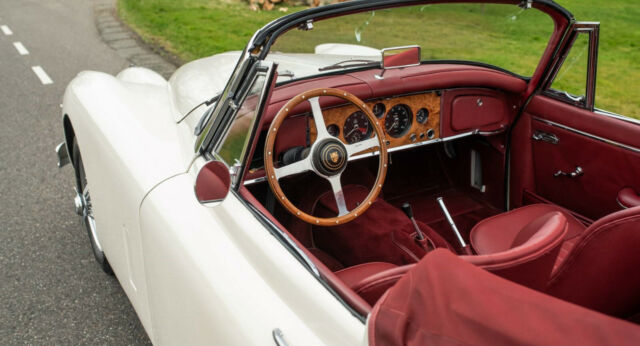 1961 White Jaguar XK Convertible