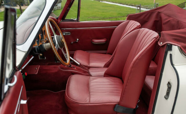 1961 White Jaguar XK Convertible