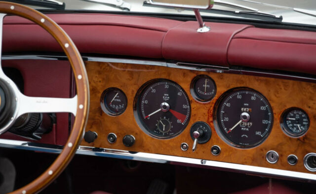 1961 White Jaguar XK Convertible