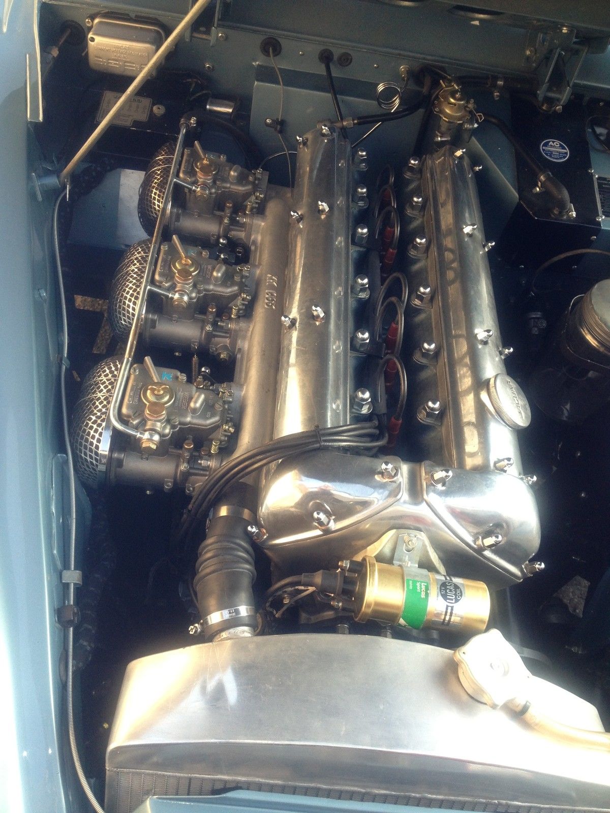 1959 Blue Jaguar XK Convertible