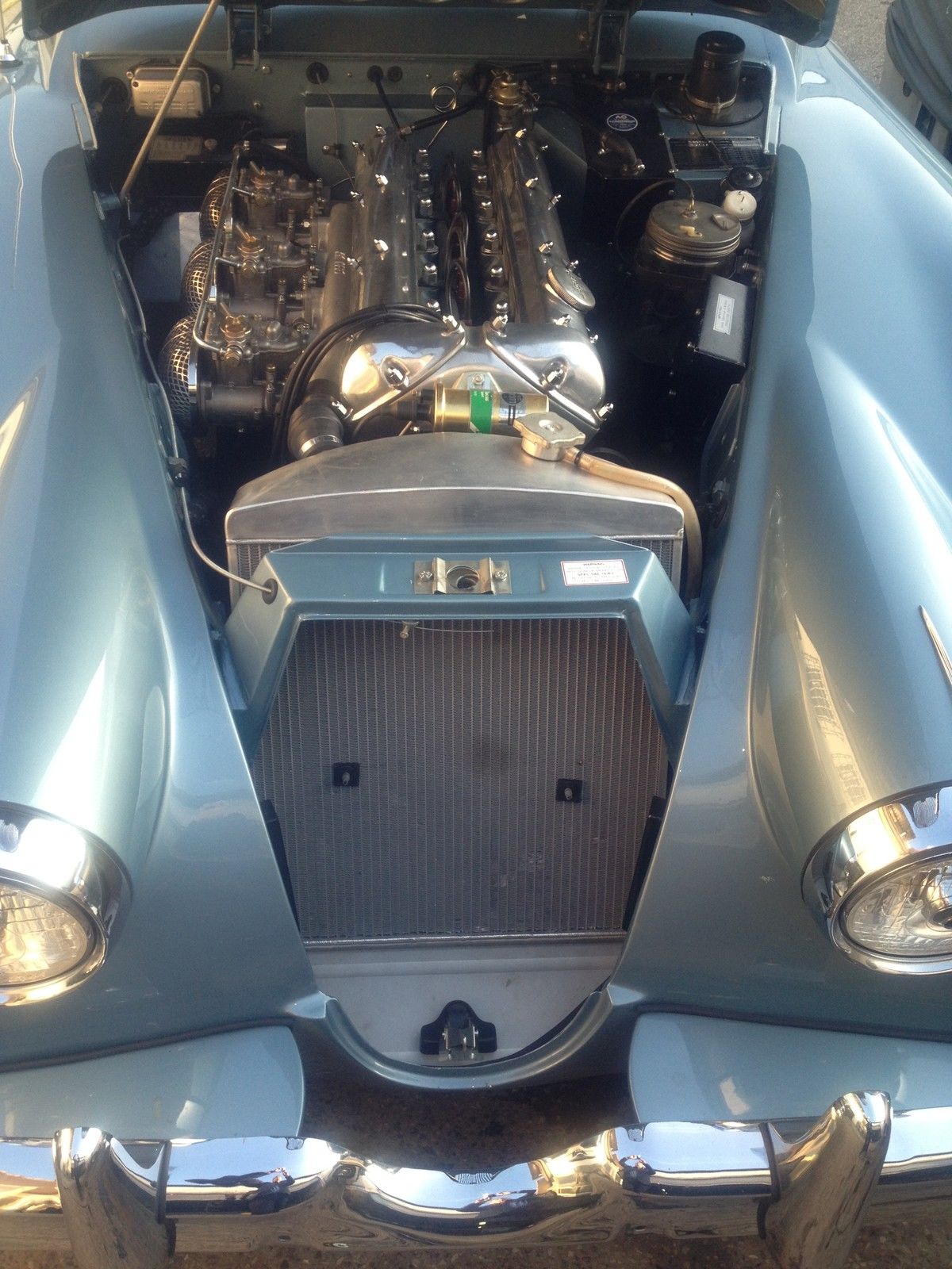 1959 Blue Jaguar XK Convertible