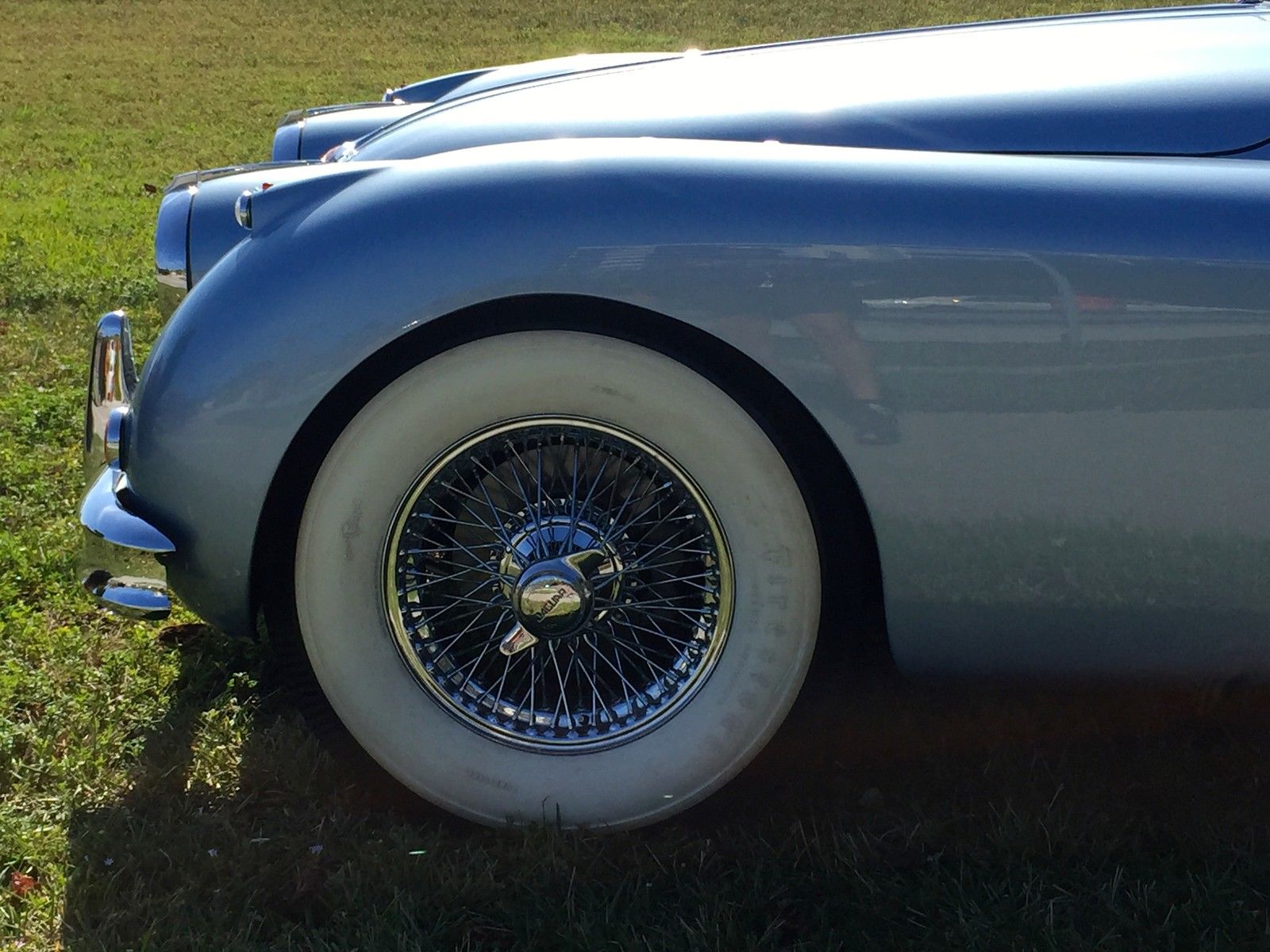 1959 Blue Jaguar XK Convertible