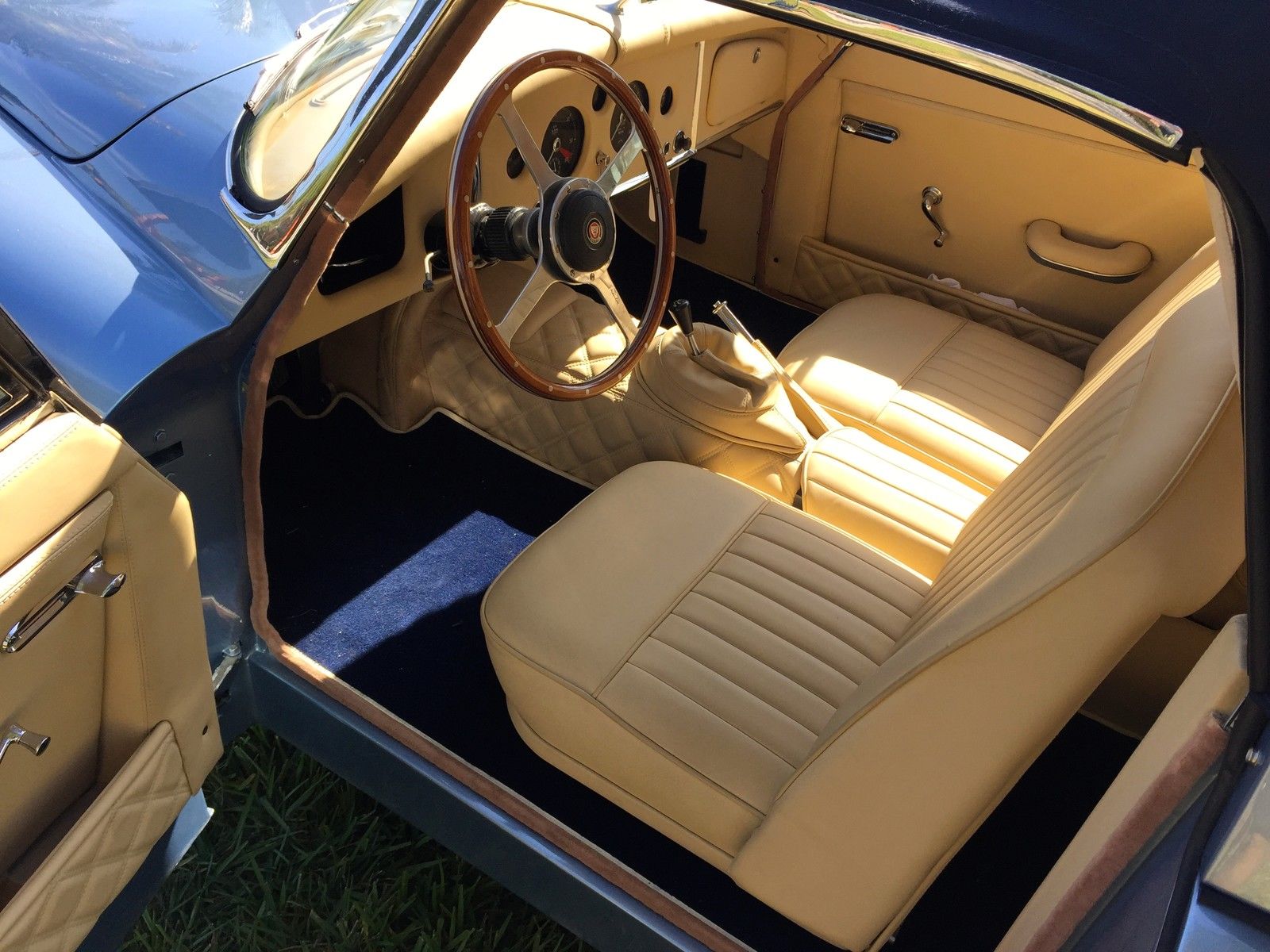 1959 Blue Jaguar XK Convertible