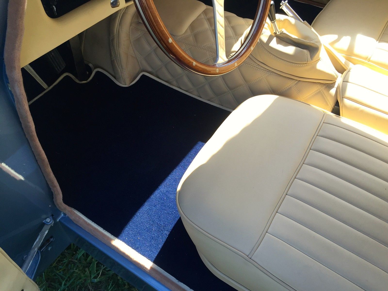 1959 Blue Jaguar XK Convertible