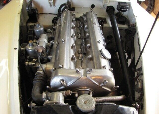 1952 White Jaguar XK Convertible